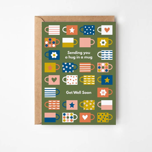 Get Well Soon Mugs Card