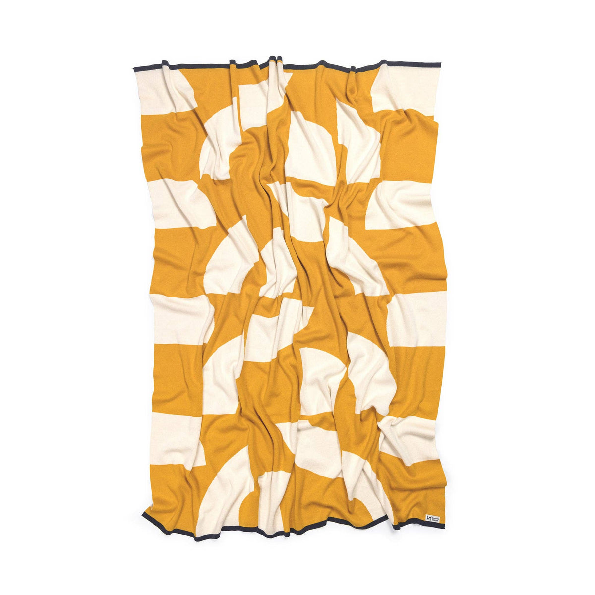 Cotton Knit Throw Blanket: Deko Citrus