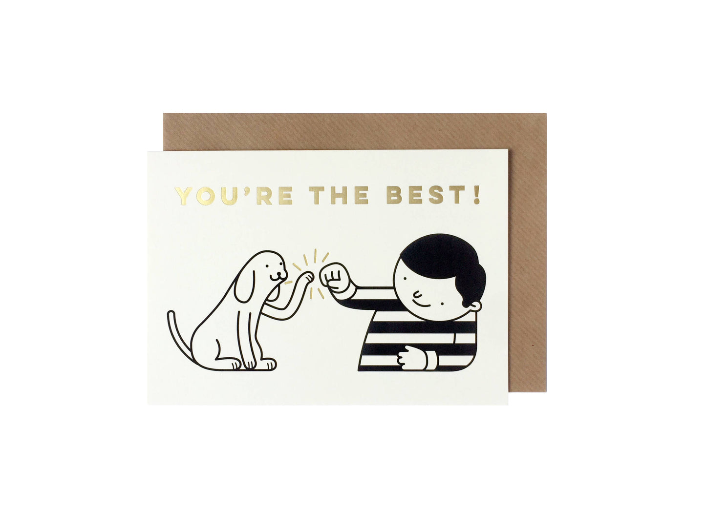 You're the Best! Dog Card
