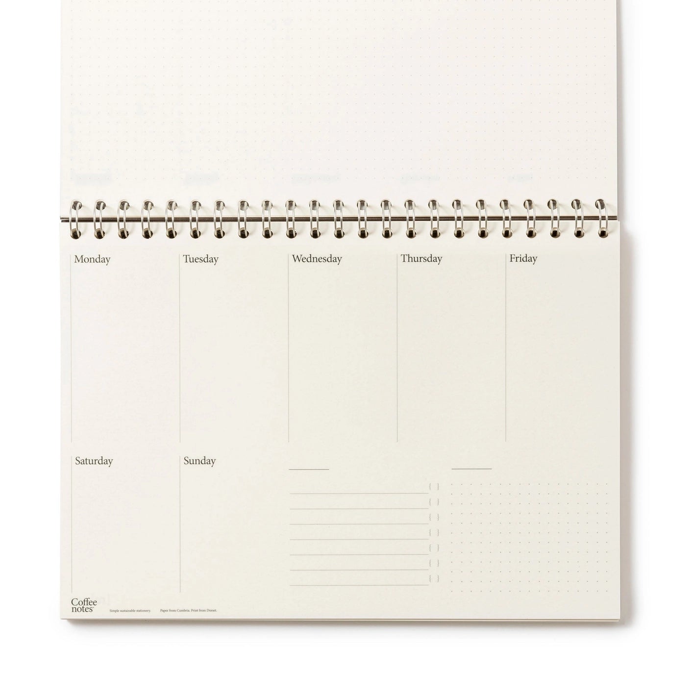 A4 Weekly Planner