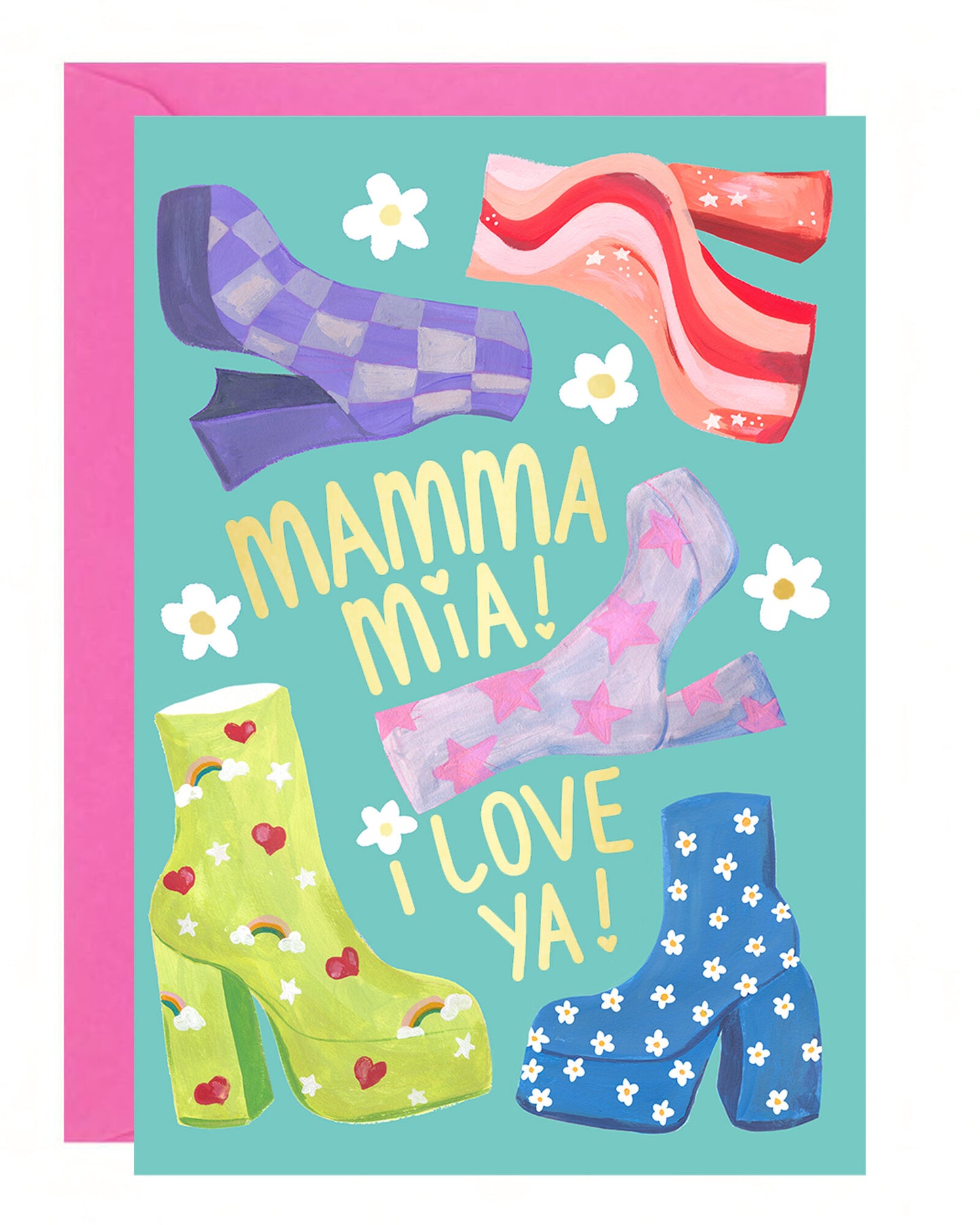 Mamma Mia Greetings Card