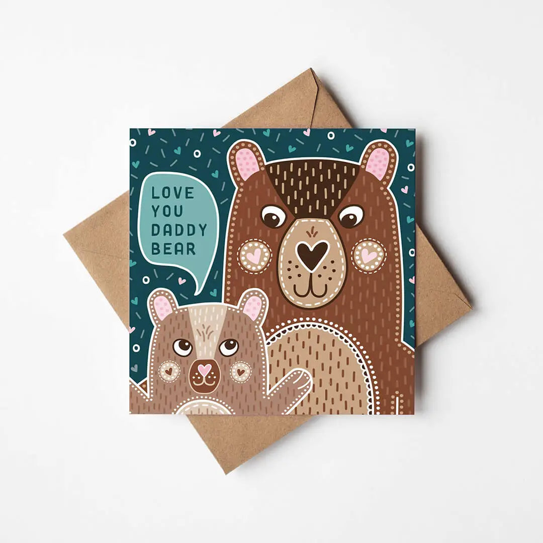 Daddy Bear Card