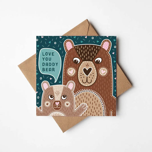 Daddy Bear Card