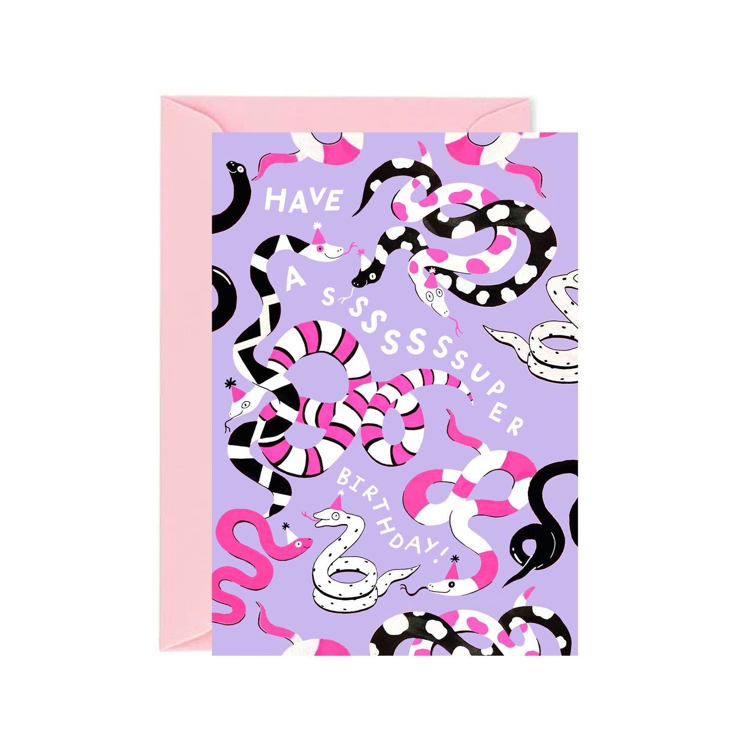 Super Snake Birthday Card