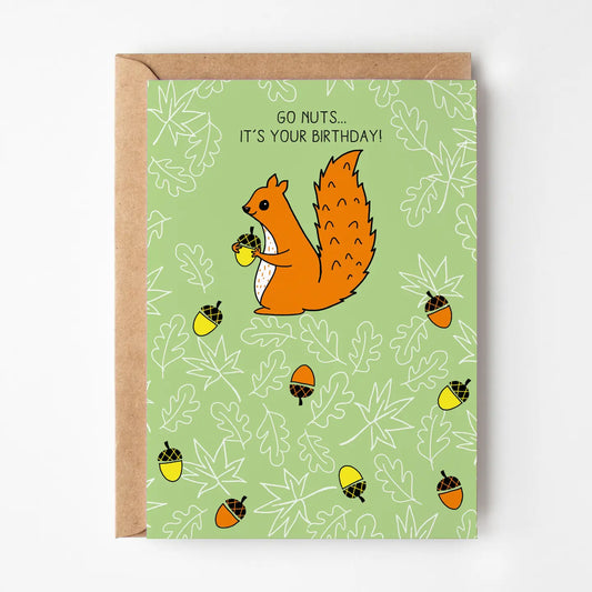 Go Nuts Birthday Card