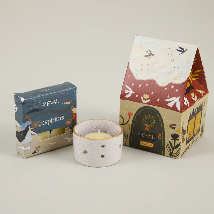 Christmas Cottage Tealight Set
