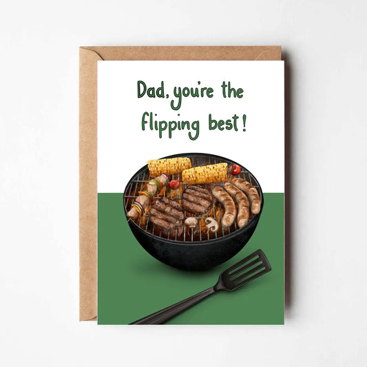 Dad Flipping Best Card