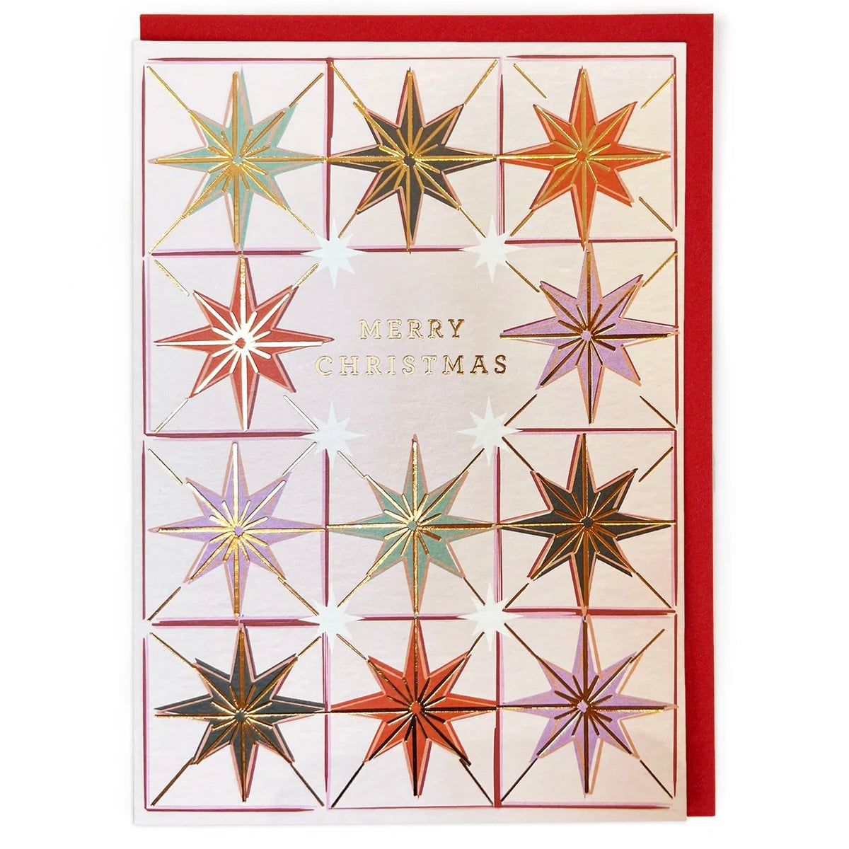 Merry Christmas Stars Card