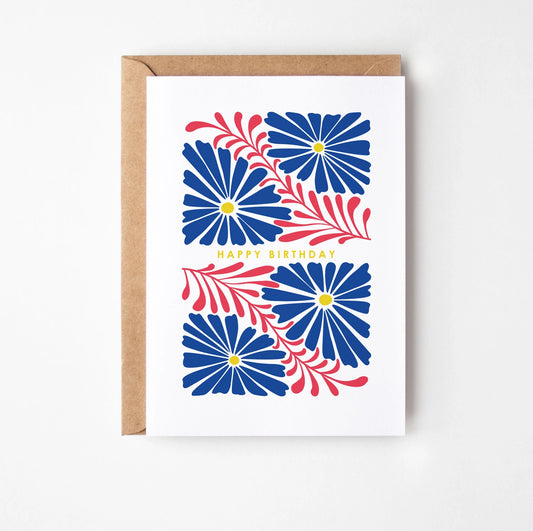 Happy Birthday Gerbera Card