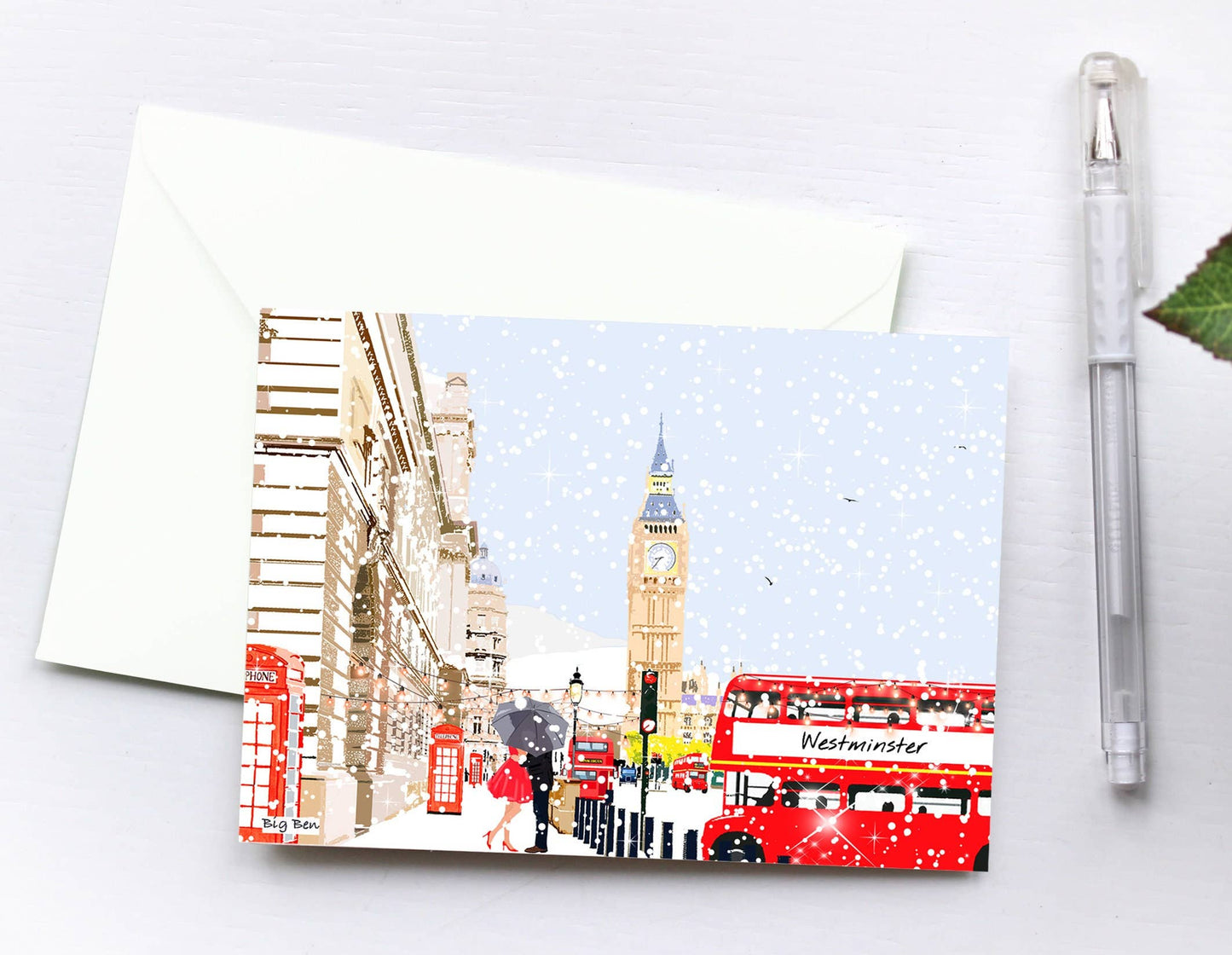 Big Ben Christmas Card (Pack of 6)