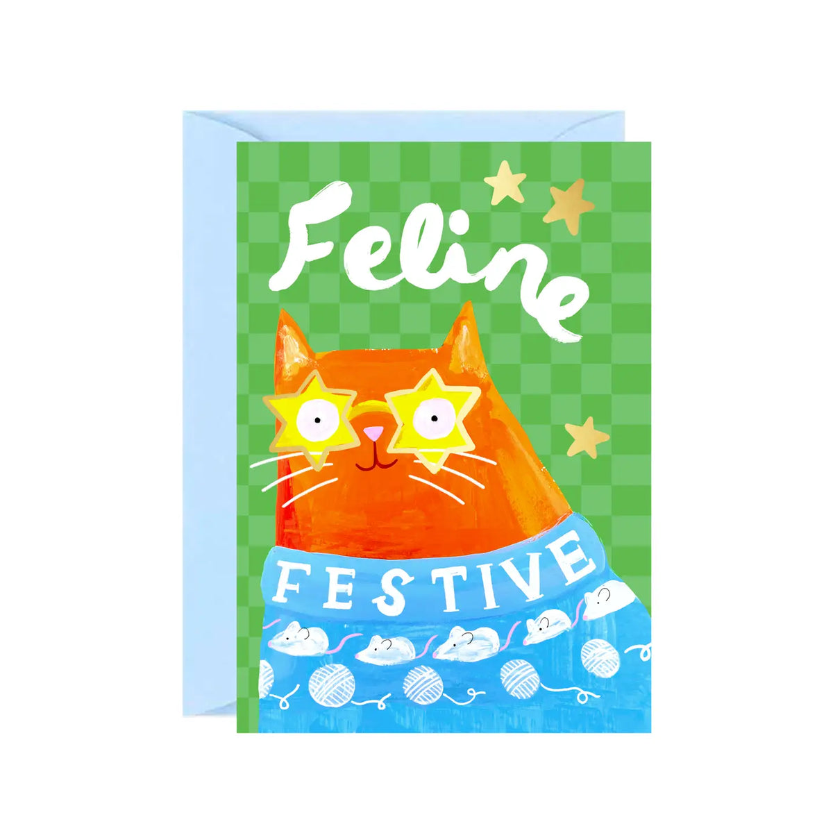 Feline Festive Christmas Card