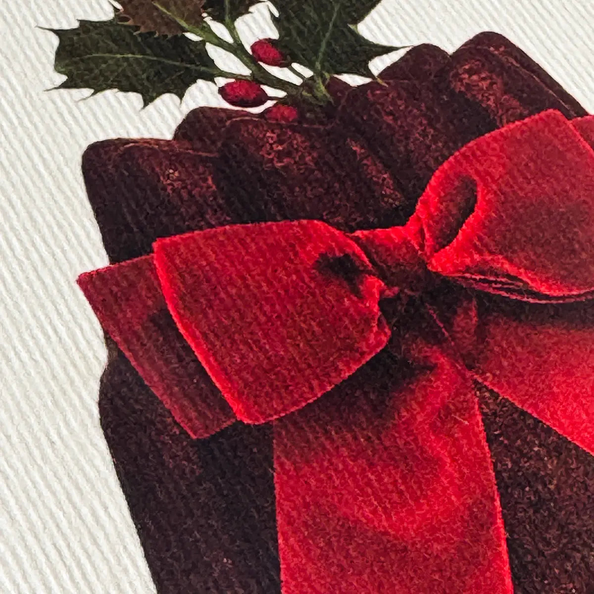 Christmas Plum Pudding Card