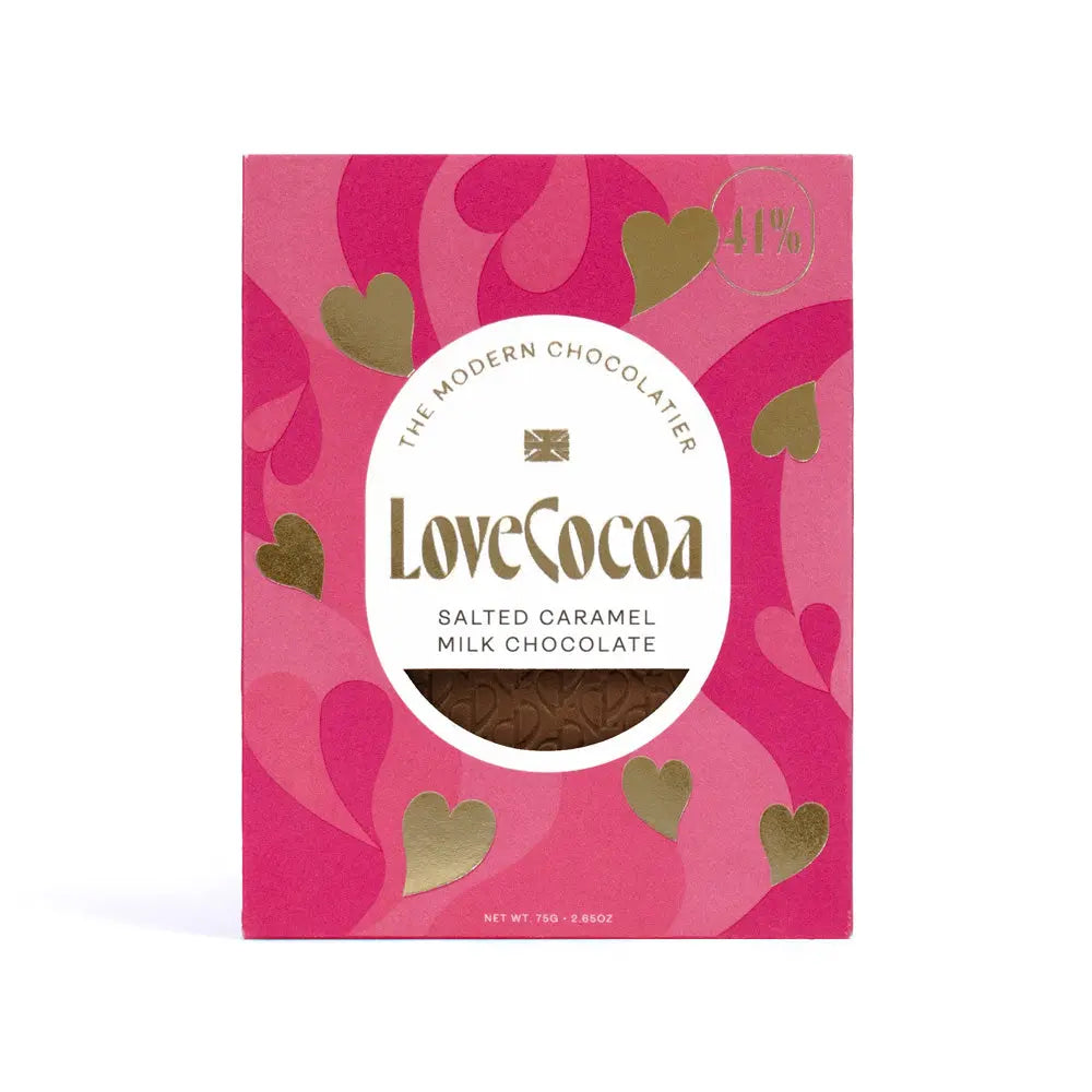 Love Cocoa Salted Caramel Milk Chocolate Bar