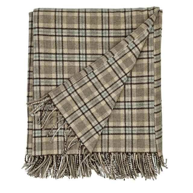 Windfall Lambswool Fringed Throw