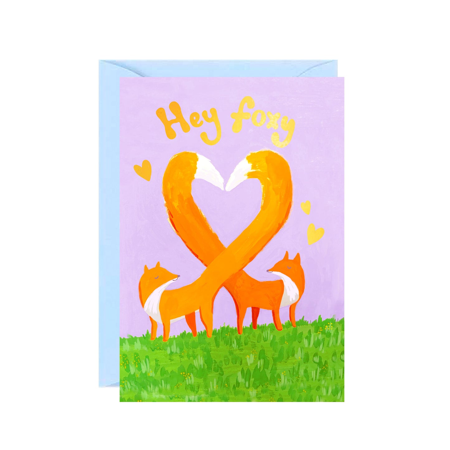 Hey Foxy Greetings Card