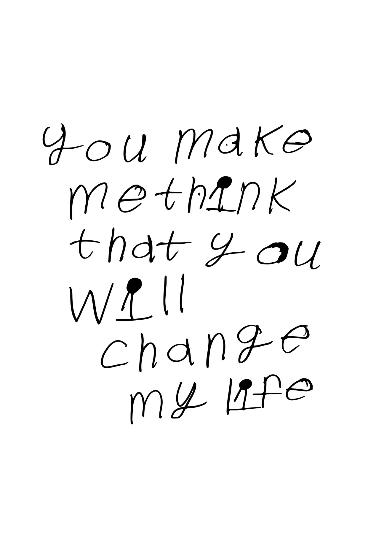 Notes by Piper Print