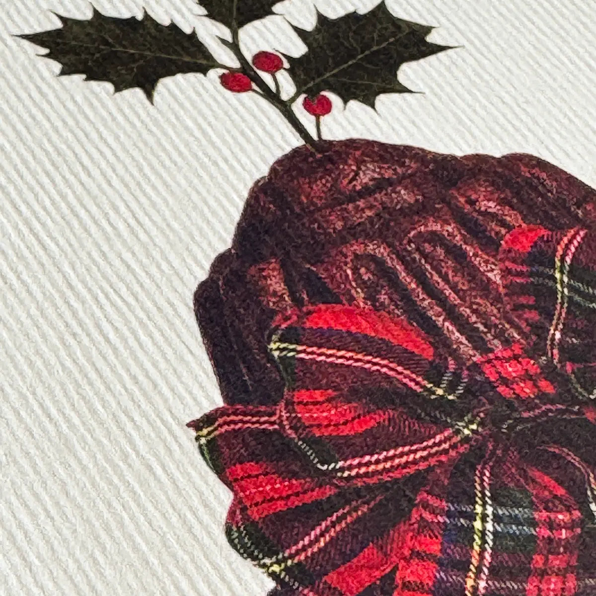 Christmas Plum Pudding Card
