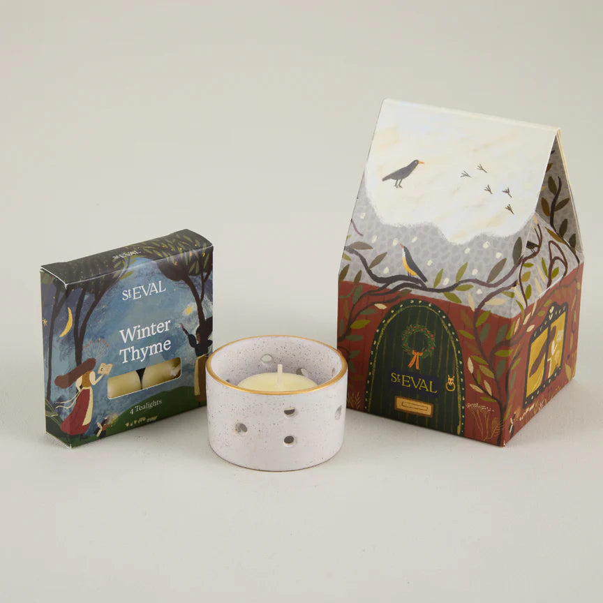 Christmas Cottage Tealight Set
