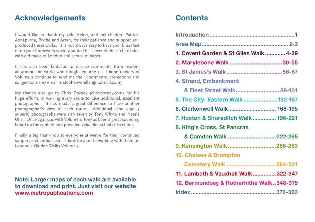 London’s Hidden Walks Book