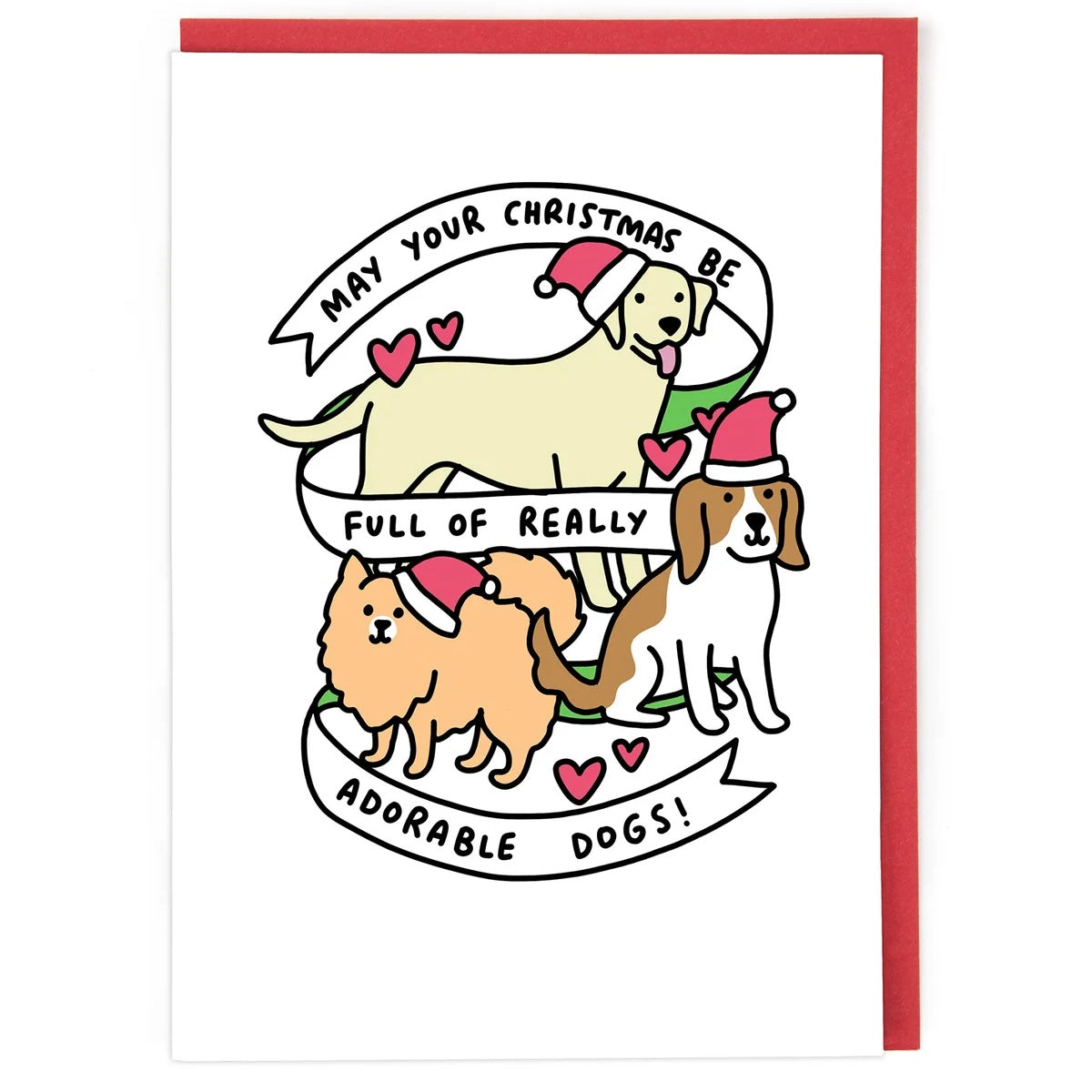Christmas Dogs Card