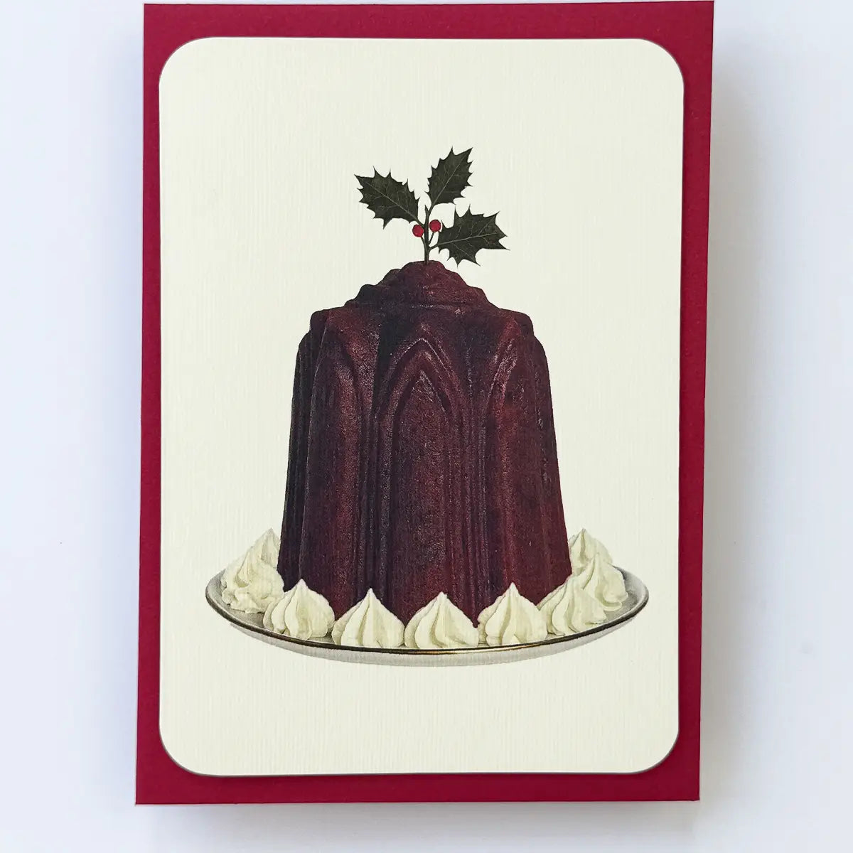 Christmas Plum Pudding Card