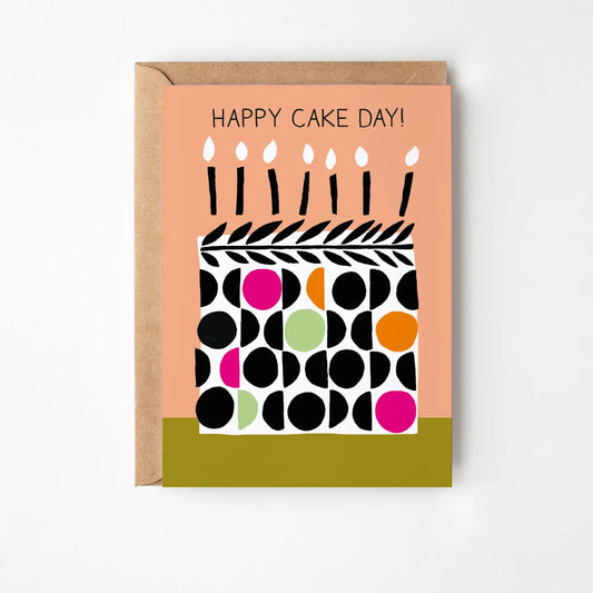 Happy Cake Day Greetings Card