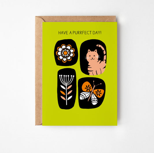 Have a Purrfect Day Greetings Card