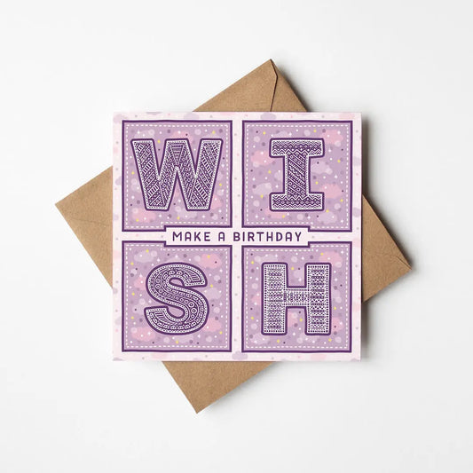 Make A Wish Birthday Card