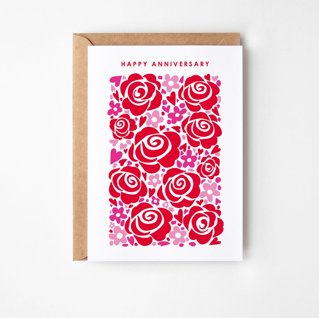 Happy Anniversary Roses Card