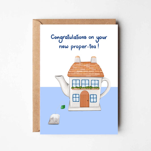 Congratulations on your New Proper-Tea Card