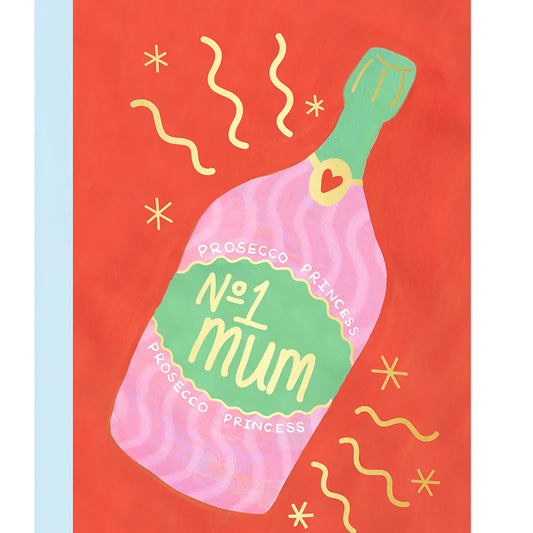 No 1 Mum Prosecco Card