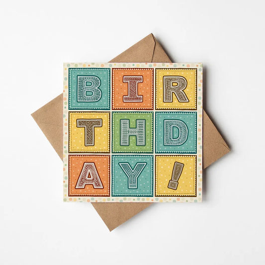 Typographic Birthday! Card