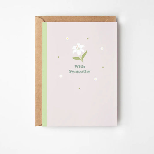 With Sympathy Card