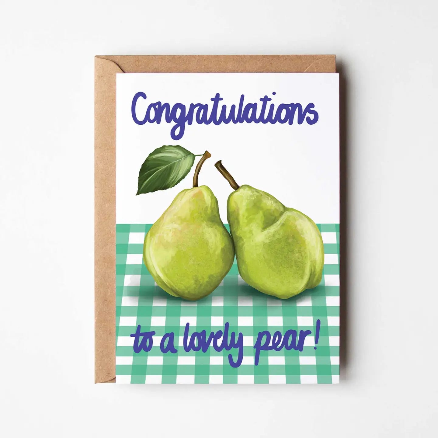 Congratulations To A Lovely Pear Card
