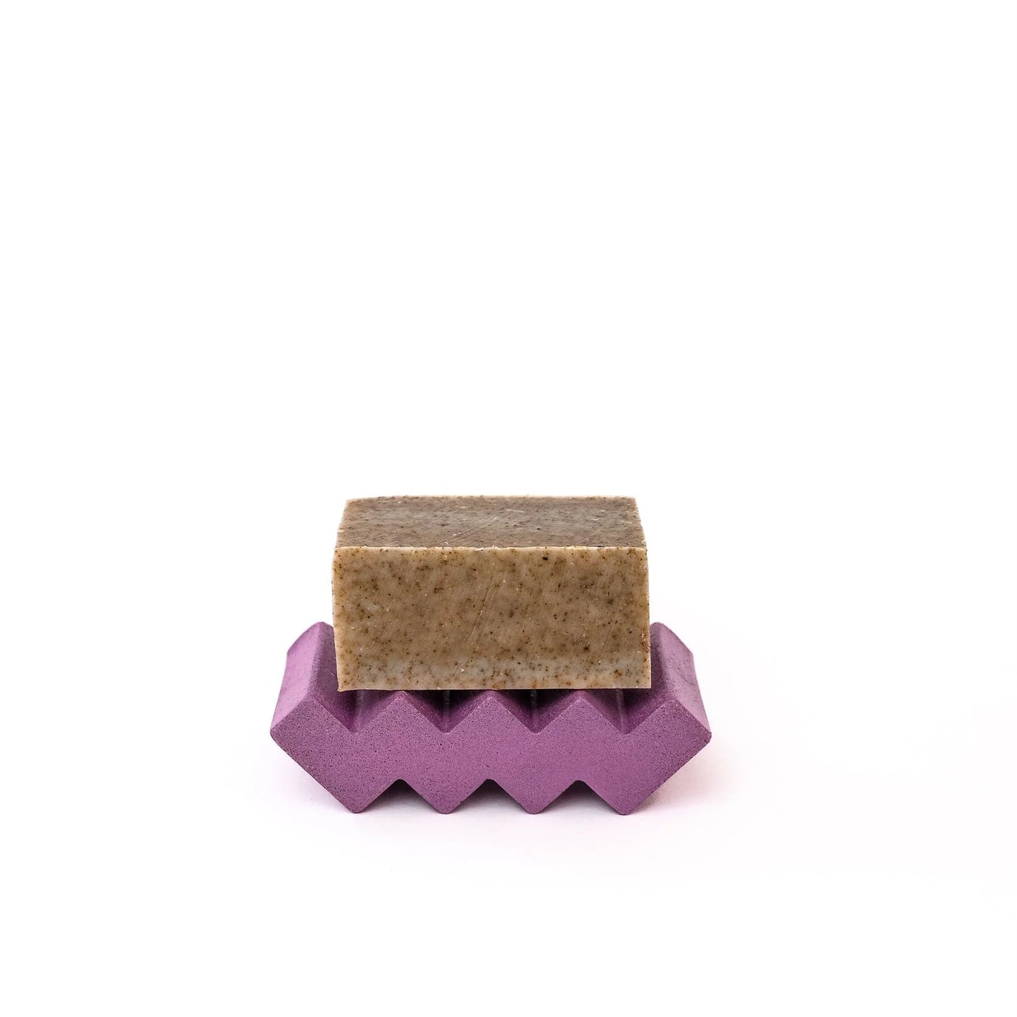 Concrete Zig Zag Soap Dish
