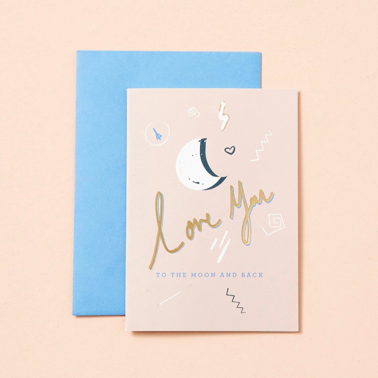 Love you to the moon and back Card