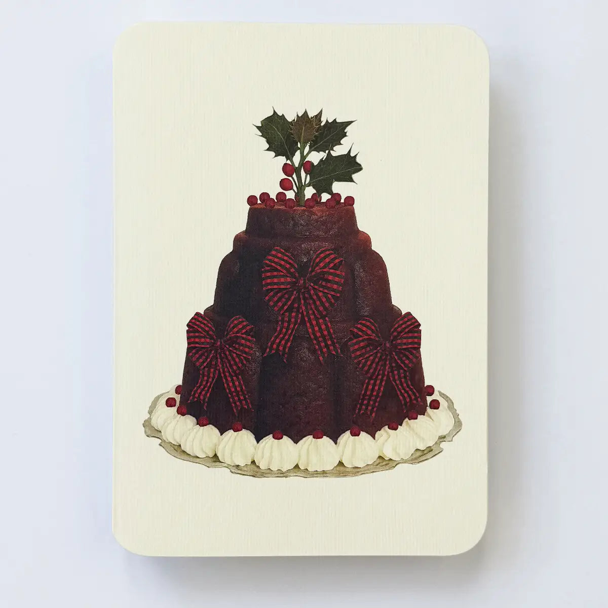 Christmas Plum Pudding Card