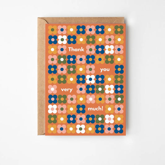 Thank You Flower Power Card