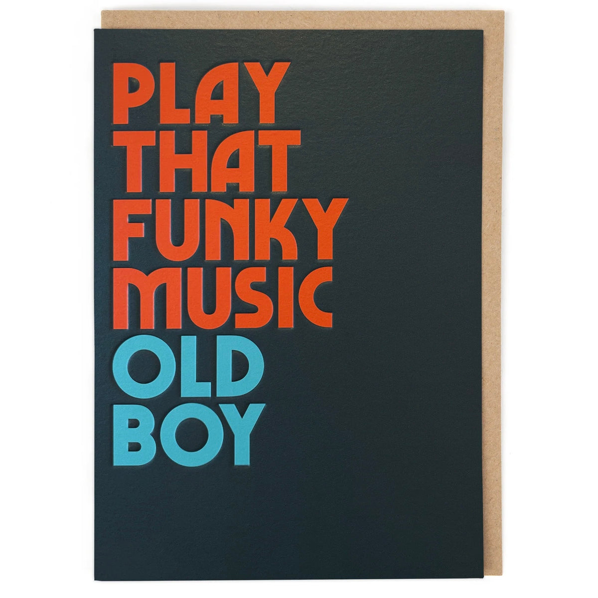 Funky Music Old Boy Card