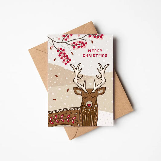 Christmas Stag Card