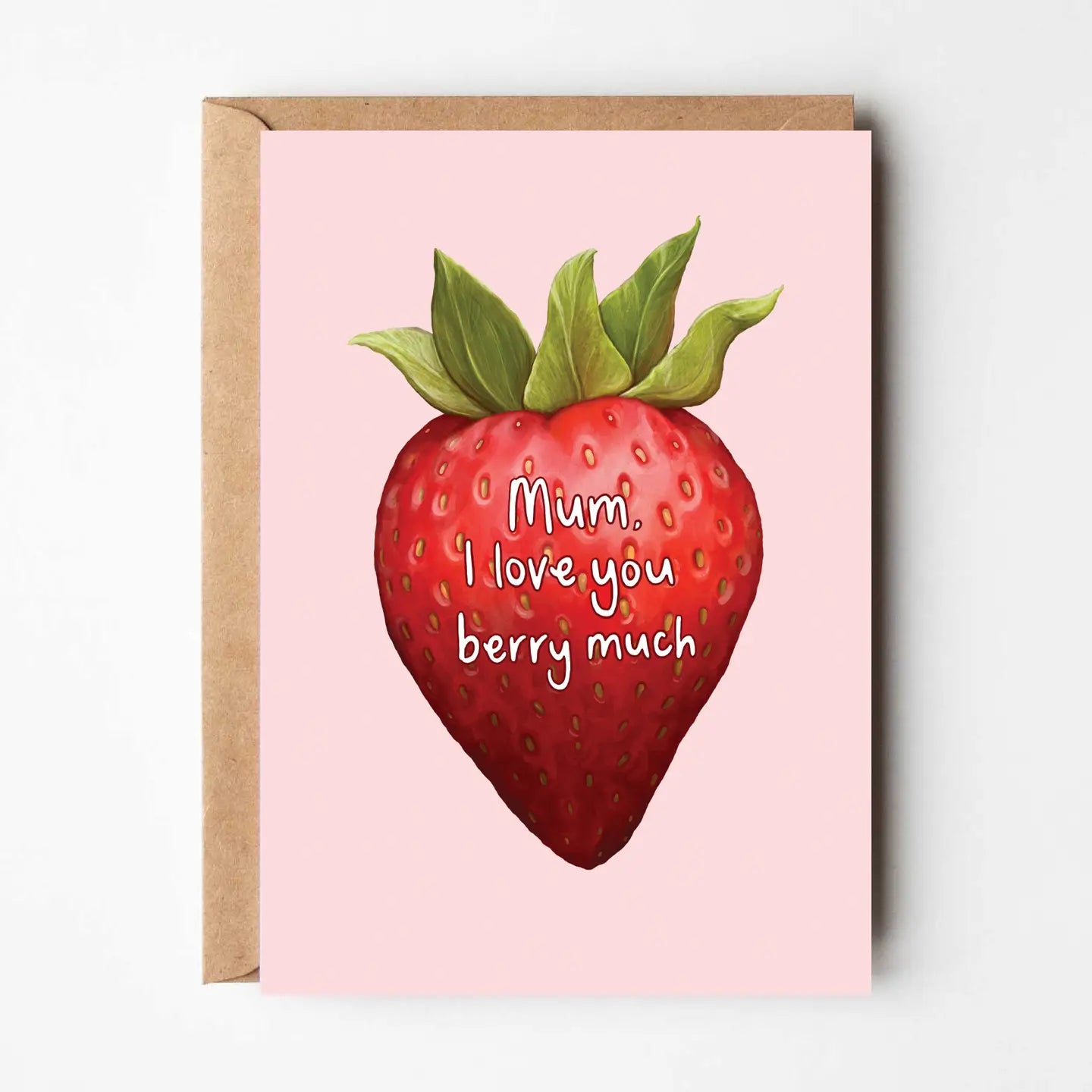 Mum I Love You Berry Much Card