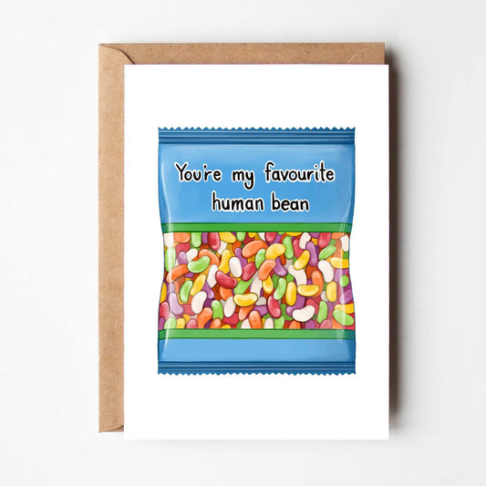 My Favourite Human Bean Card