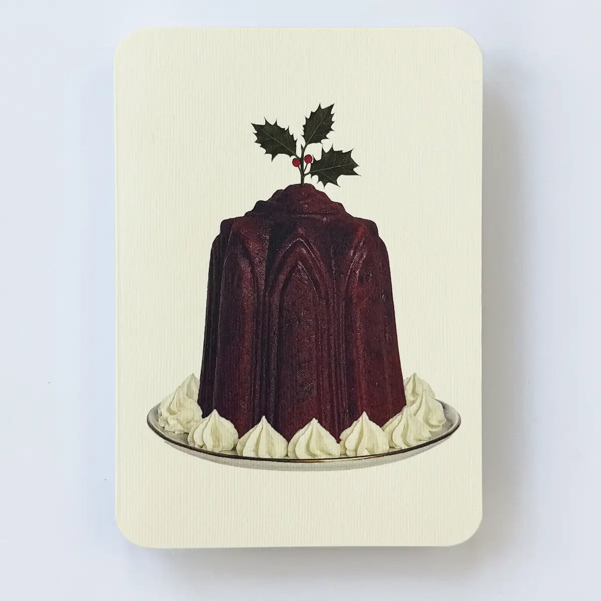 Christmas Plum Pudding Card