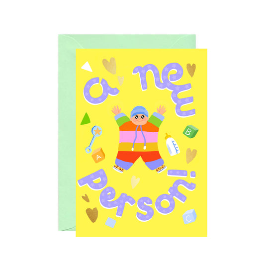 A New Person Greetings Card
