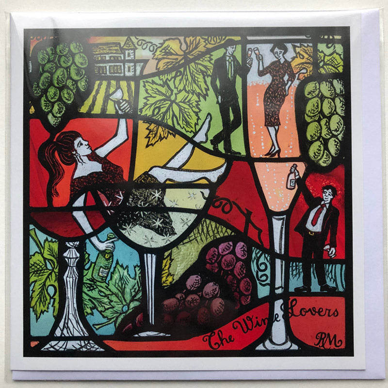 Stained Glass Greetings Cards