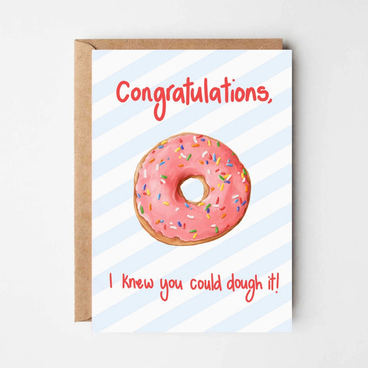 Congratulations Doughnut Card