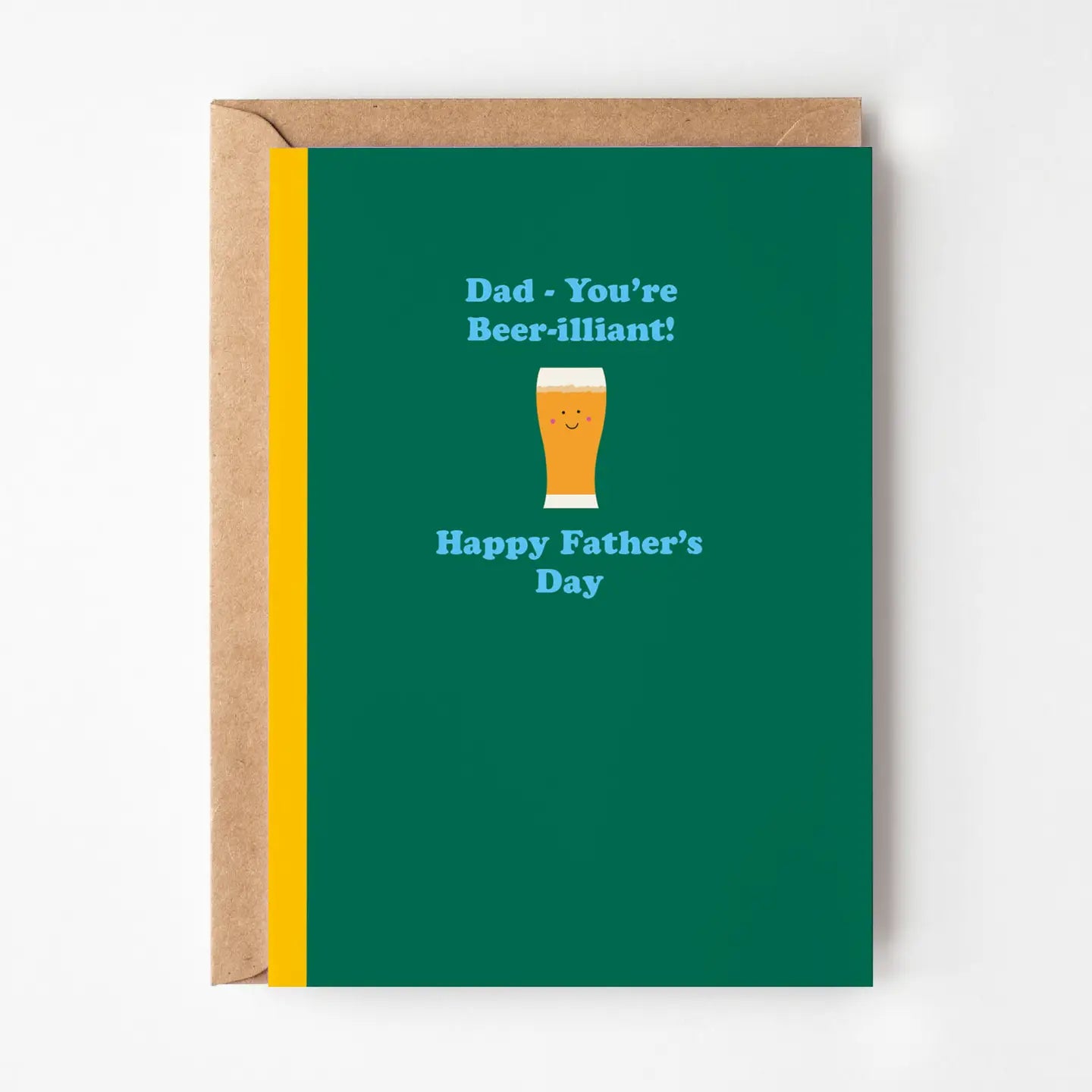 Beer-illiant Dad Card