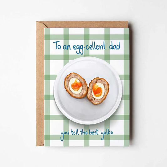Egg-cellent Dad Card