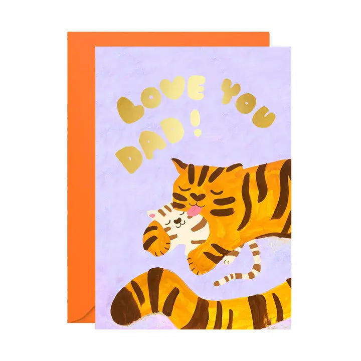 Fathers Day Tiger Dad Card