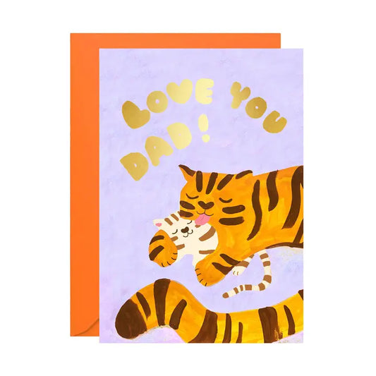 Fathers Day Tiger Dad Card